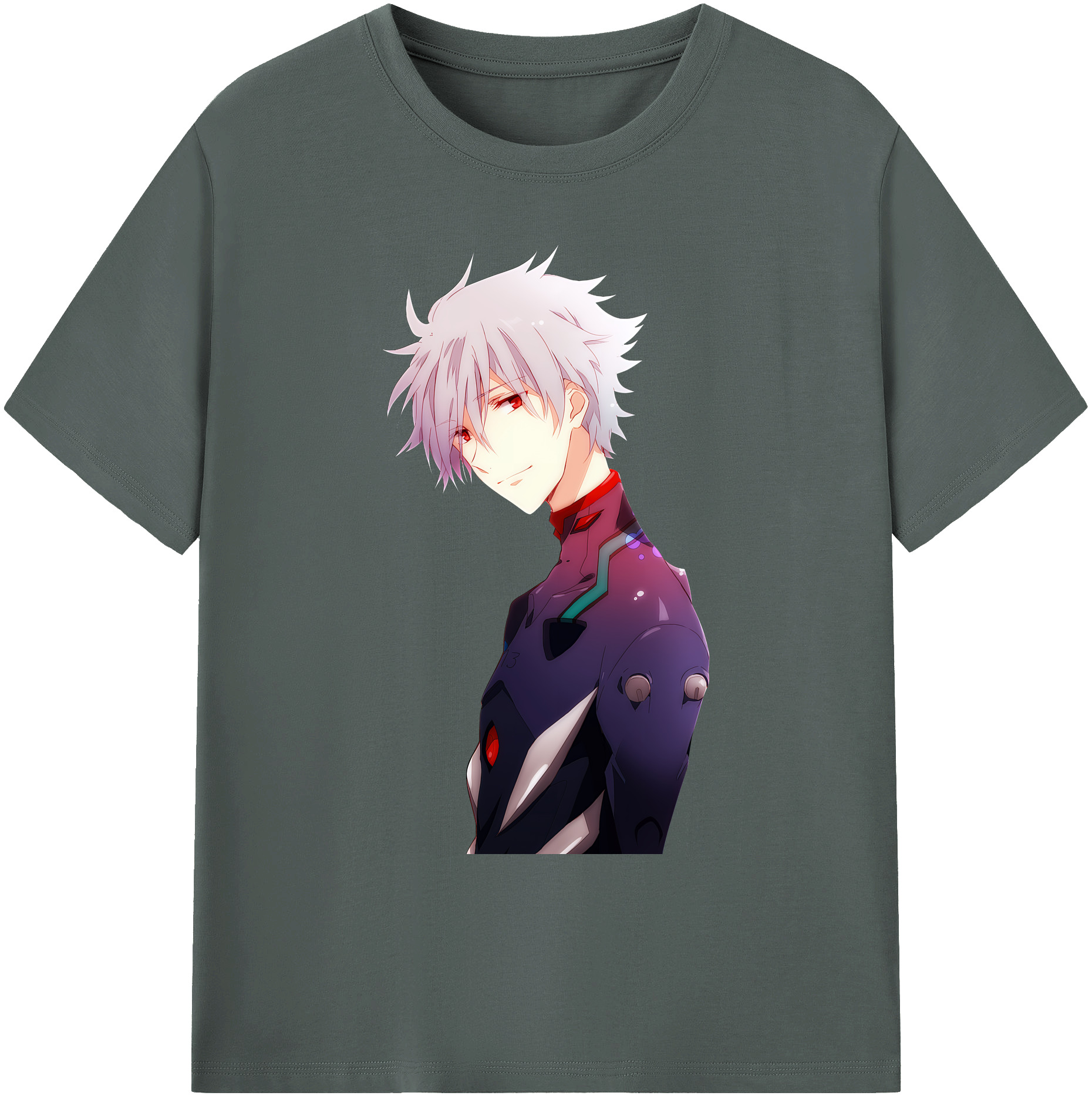 （画像用） EVA 新世紀エヴァンゲリオン 綿100％ メンズ半袖Tシャツ｜肌触りやわらか＆通気性